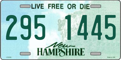 NH license plate 2951445