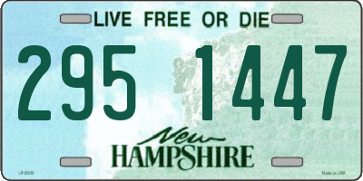 NH license plate 2951447