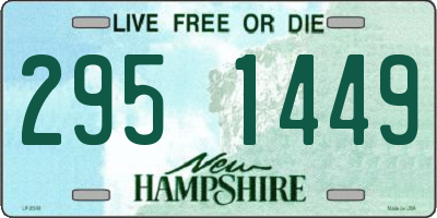 NH license plate 2951449
