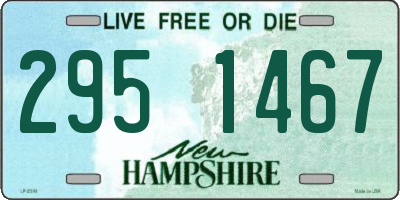 NH license plate 2951467