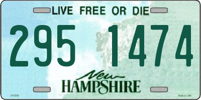 NH license plate 2951474