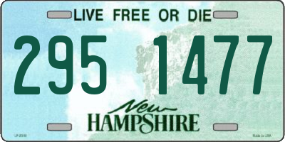 NH license plate 2951477