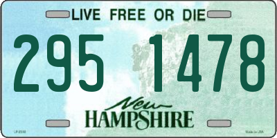 NH license plate 2951478