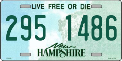 NH license plate 2951486