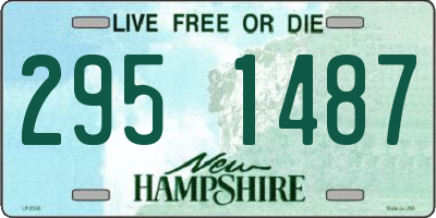 NH license plate 2951487