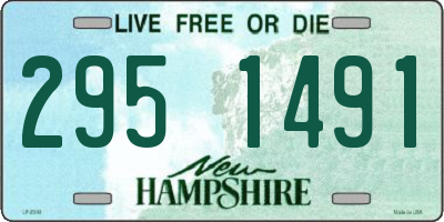 NH license plate 2951491