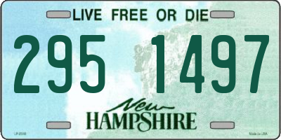 NH license plate 2951497