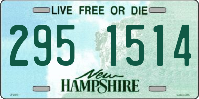NH license plate 2951514