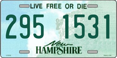 NH license plate 2951531