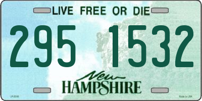 NH license plate 2951532