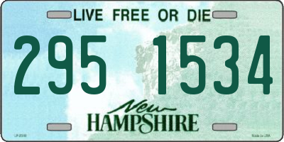 NH license plate 2951534