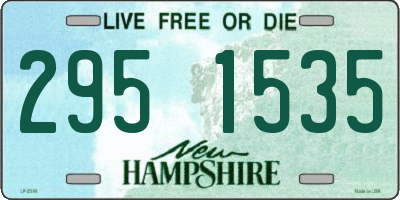 NH license plate 2951535