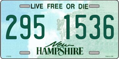 NH license plate 2951536