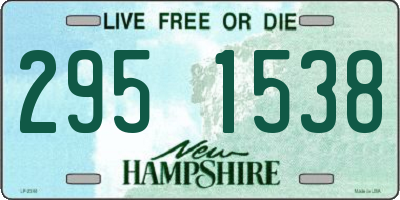 NH license plate 2951538