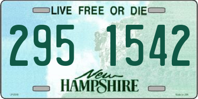NH license plate 2951542