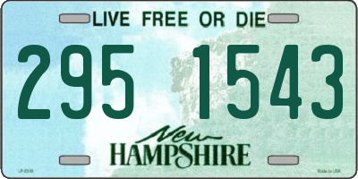 NH license plate 2951543