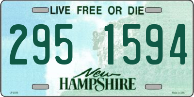 NH license plate 2951594