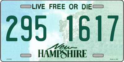 NH license plate 2951617