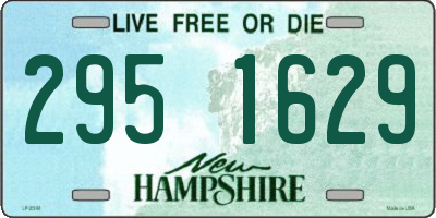 NH license plate 2951629