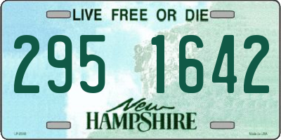 NH license plate 2951642