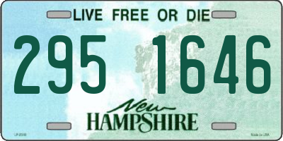 NH license plate 2951646