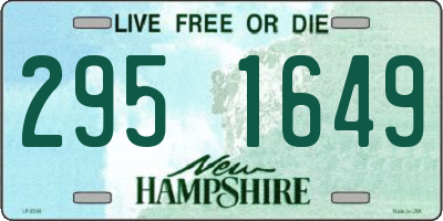 NH license plate 2951649