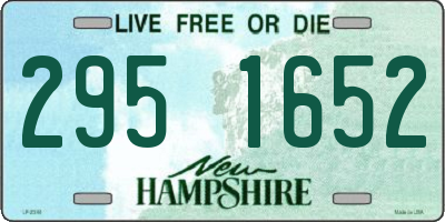 NH license plate 2951652