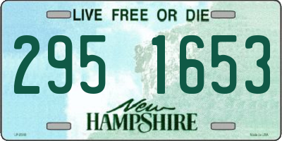 NH license plate 2951653