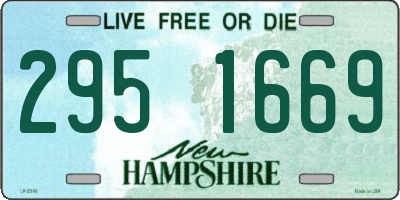 NH license plate 2951669