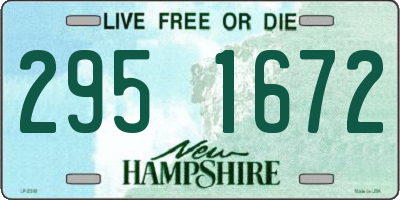 NH license plate 2951672