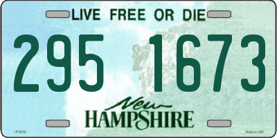 NH license plate 2951673
