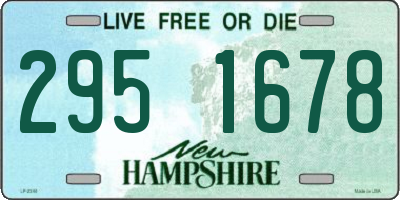 NH license plate 2951678