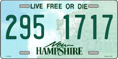 NH license plate 2951717