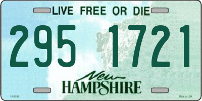 NH license plate 2951721