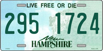 NH license plate 2951724