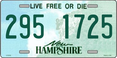 NH license plate 2951725