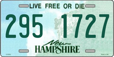 NH license plate 2951727