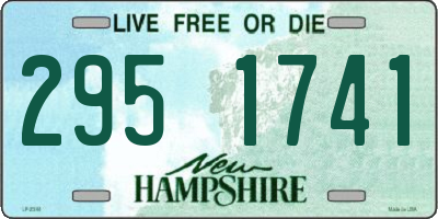 NH license plate 2951741