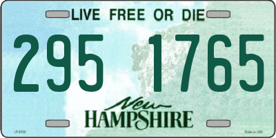 NH license plate 2951765