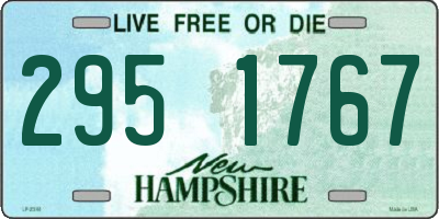 NH license plate 2951767