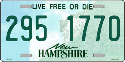 NH license plate 2951770
