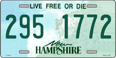 NH license plate 2951772