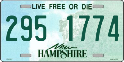 NH license plate 2951774