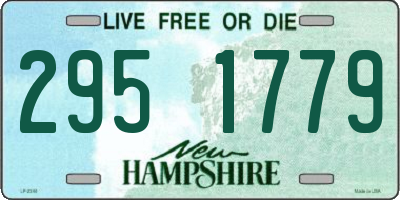 NH license plate 2951779