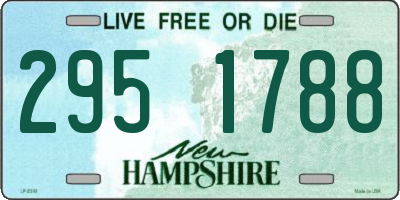 NH license plate 2951788