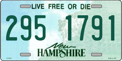 NH license plate 2951791