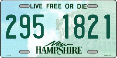 NH license plate 2951821