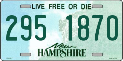 NH license plate 2951870