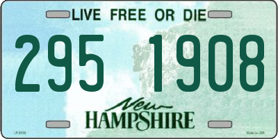 NH license plate 2951908