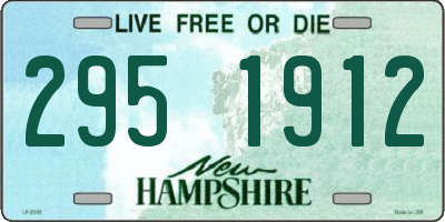 NH license plate 2951912
